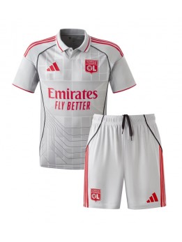Billige Olympique Lyonnais Tredjedraktsett Barn 2025-26 Kortermet (+ Korte bukser)